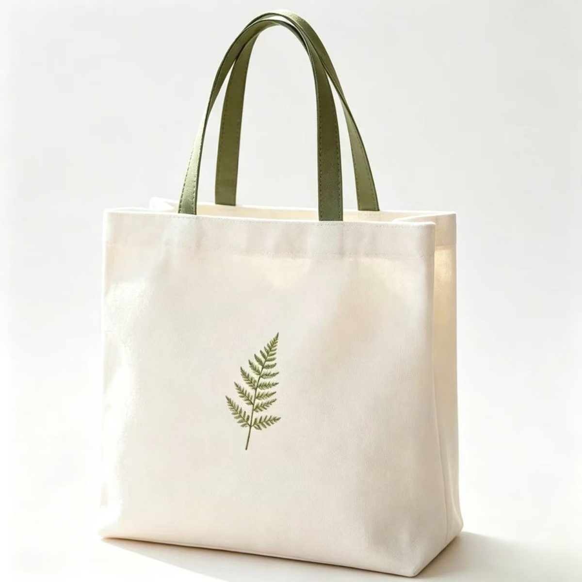 Custom cotton / canvas tote bag &mdash; style 04 sample EBG-CT-04 - wholesale branded bags with logo, MOQ 500 pcs