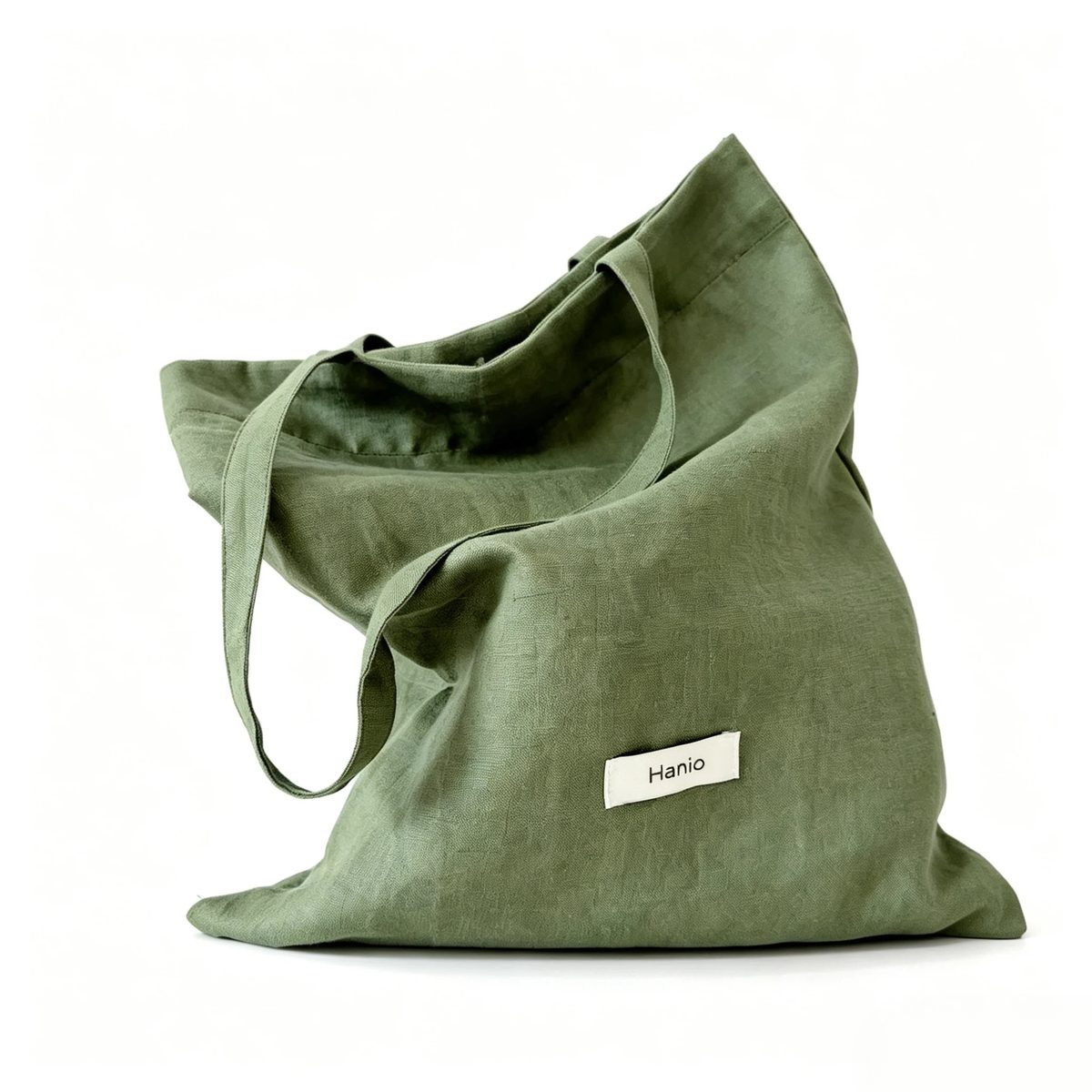 Custom cotton / canvas tote bag &mdash; style 08 sample EBG-CT-08 - wholesale branded bags with logo, MOQ 500 pcs