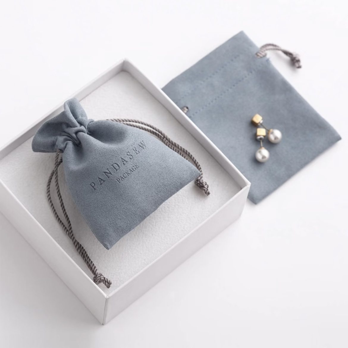 Custom cloth gift & storage bag sample EBG-GB-02 - wholesale branded bags with logo, MOQ 500 pcs
